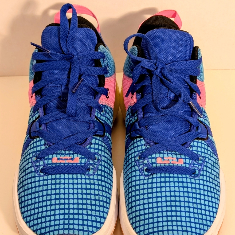 Nike Blue & Pink Mens Athletic Sneakers